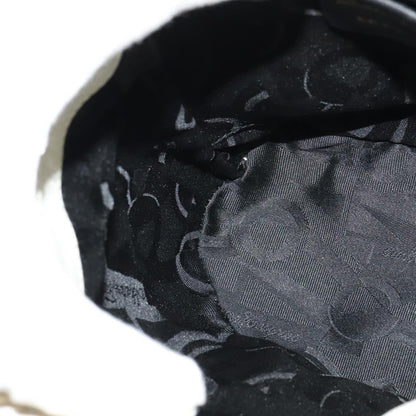 Salvatore Ferragamo Gancini Flap Drawstring Backpack Leather, WHITE, LEATHER, Backpack