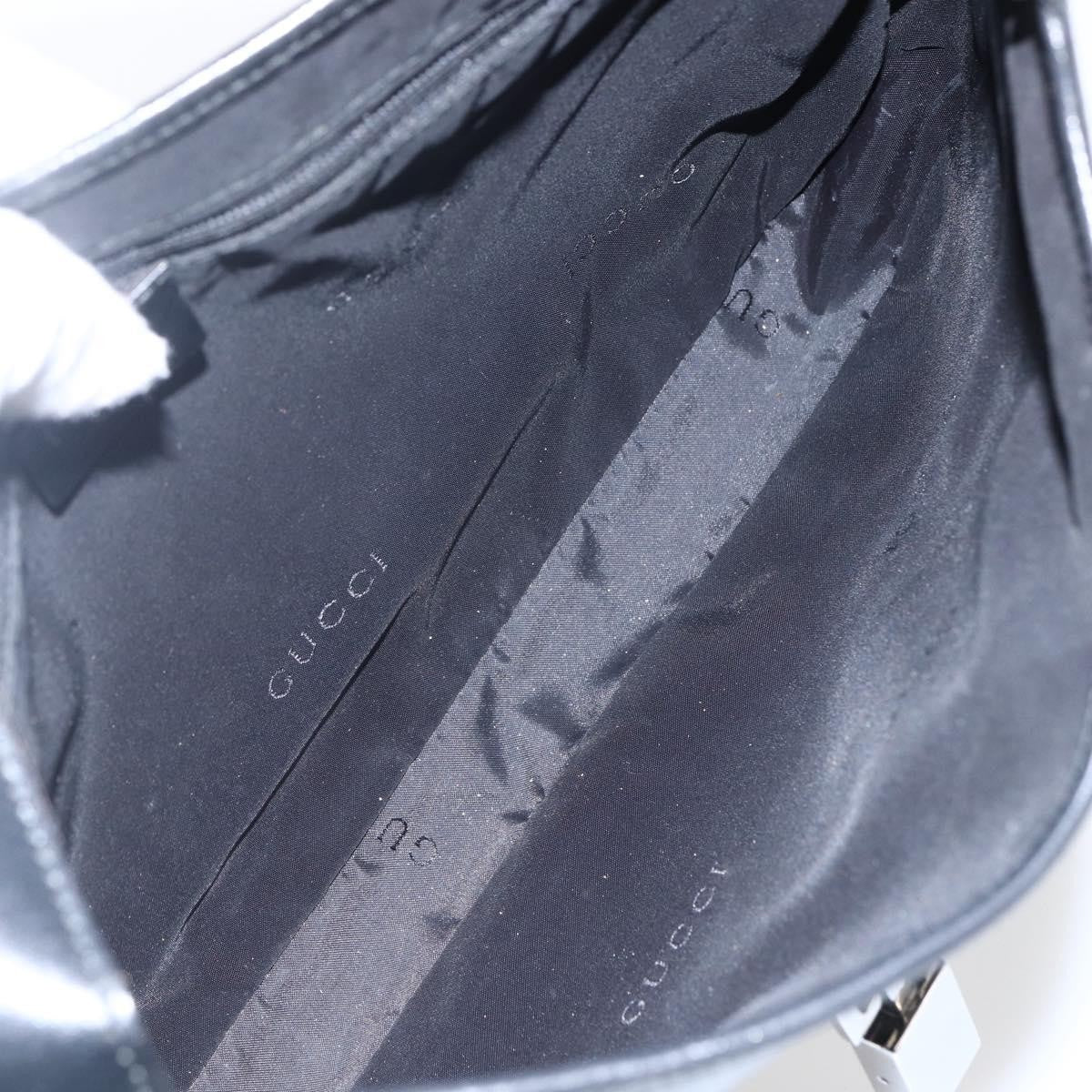 Gucci Jackie O Bouvier Hobo Leather, BLACK, LEATHER, Shoulder bag