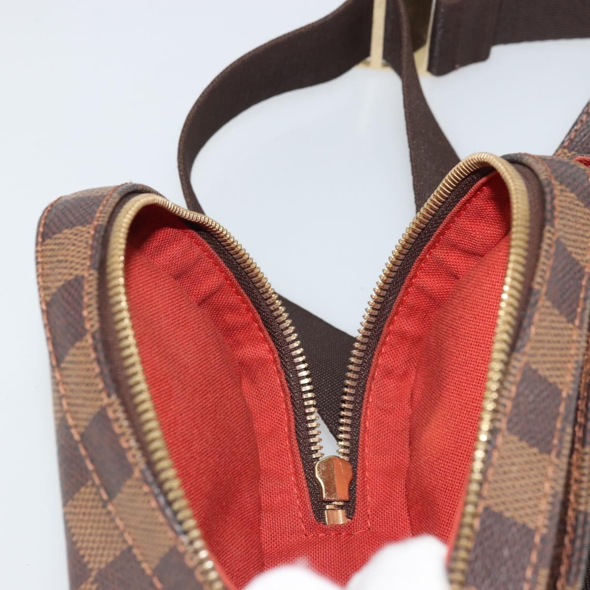 Louis Vuitton Geronimos Waist Bag Damier, Brown, Canvas, Shoulder Bag