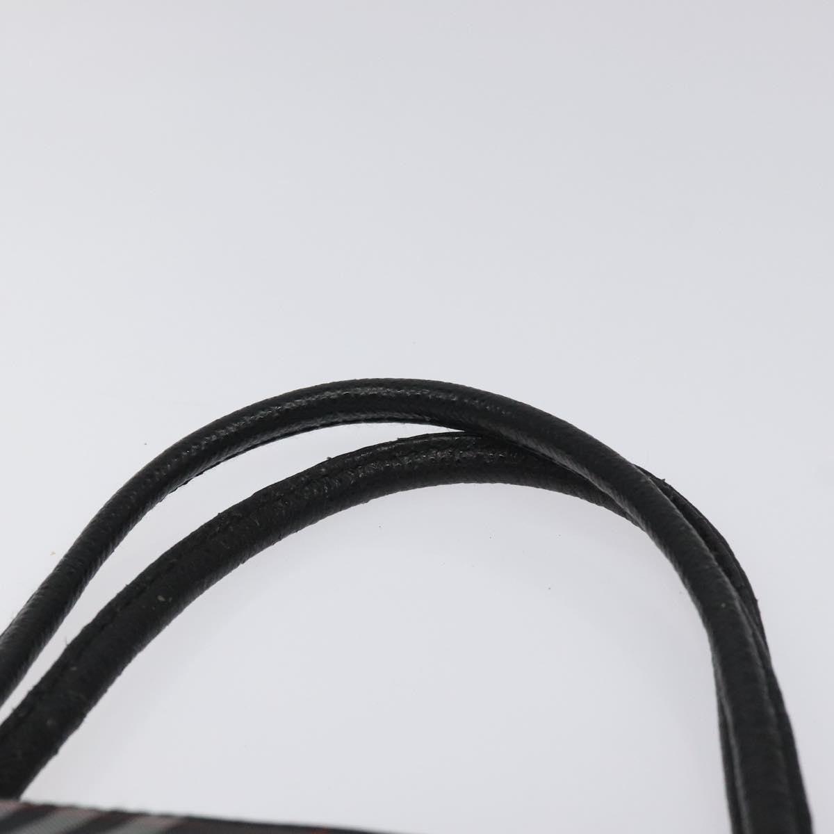 Burberry Nova Check Tote Nylon, BLACK, NYLON, Handbag