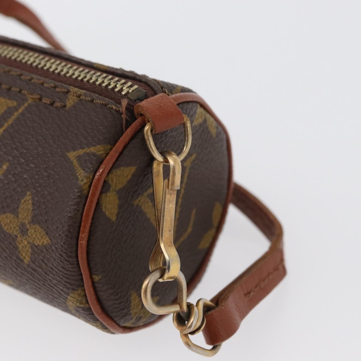 Louis Vuitton Papillon Pochette Monogram Canvas, BROWN, CANVAS, Clutche & pouche