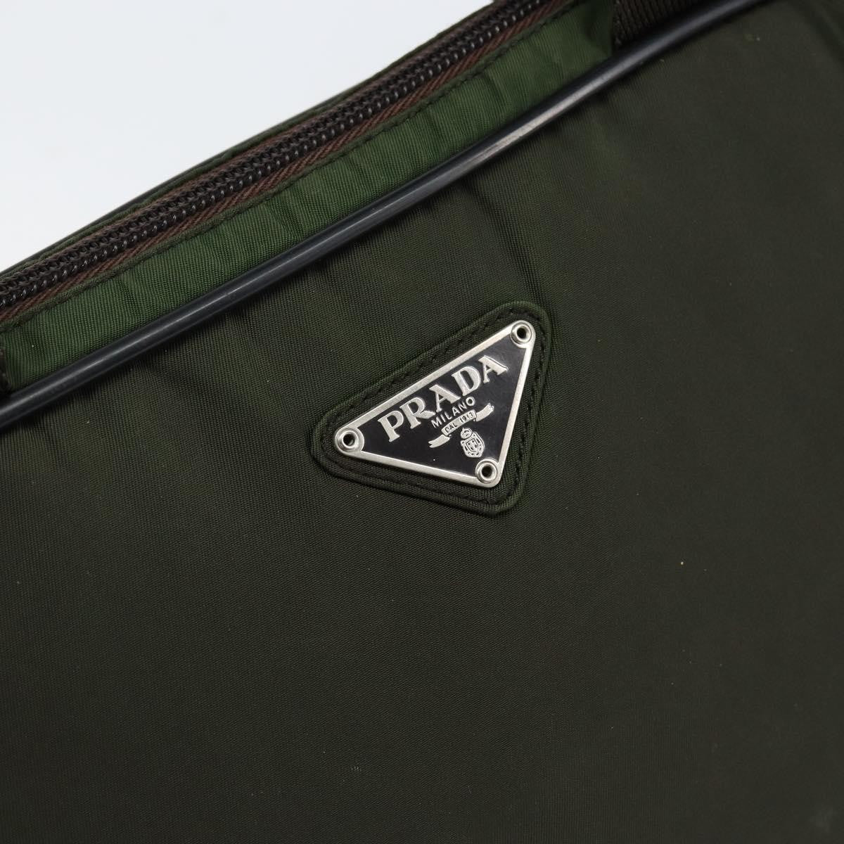 Prada Vintage Handbag Tessuto, KHAKI, NYLON, Handbag