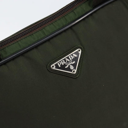 Prada Vintage Handbag Tessuto, KHAKI, NYLON, Handbag