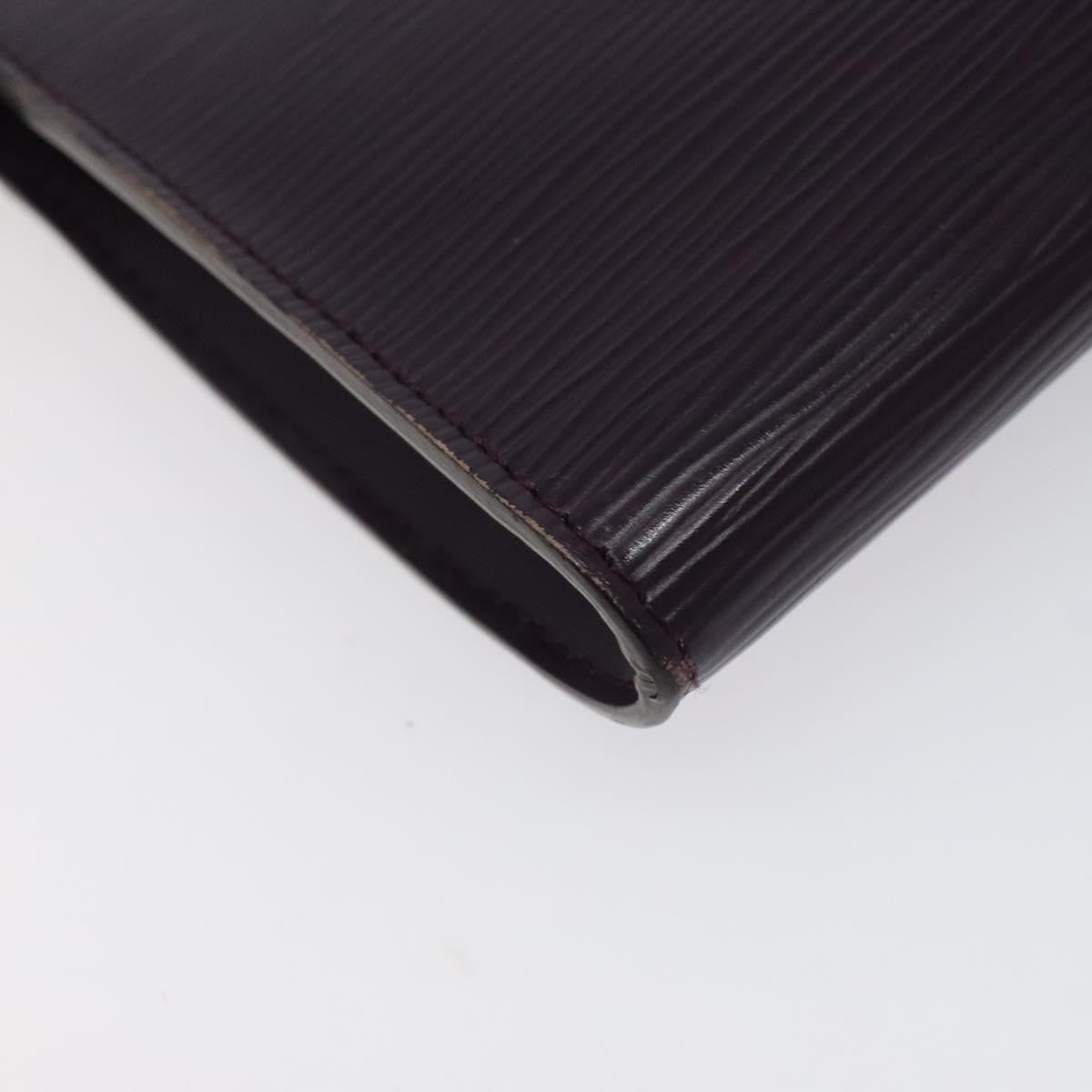 Louis Vuitton Pochette Accessoires Epi Leather, PURPLE, LEATHER, Clutche & pouche