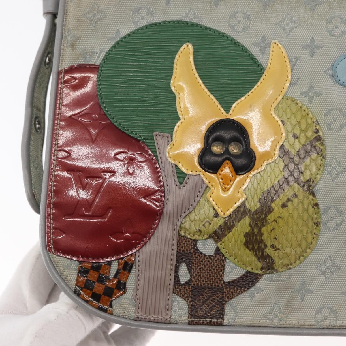 Louis Vuitton Conte de Fees Musette Shoulder Bag Monogram Patchwork, GRAY, CANVAS, Shoulder bag