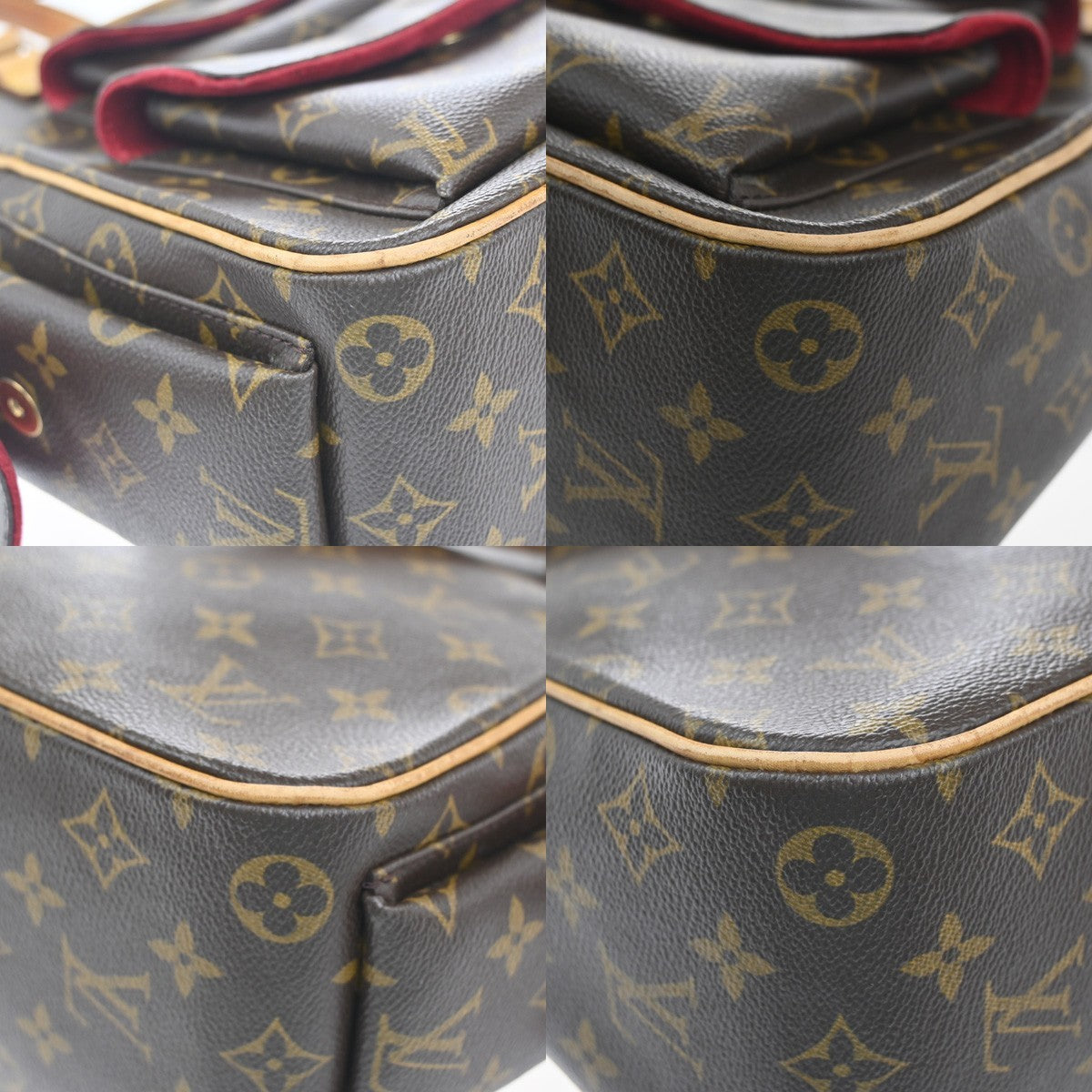 Louis Vuitton Excentri-Cite Handbag Monogram Canvas, BROWN, CANVAS, Handbag