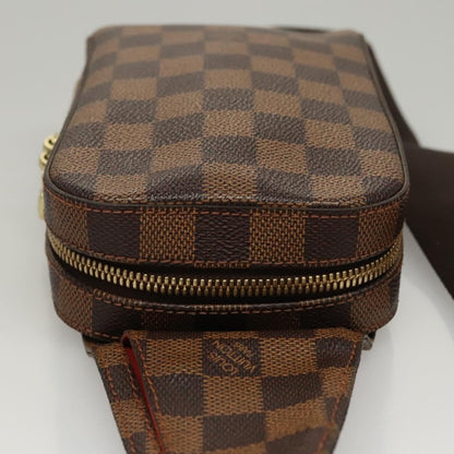 Louis Vuitton Geronimos Waist Bag Damier, BROWN, CANVAS, Travel bag