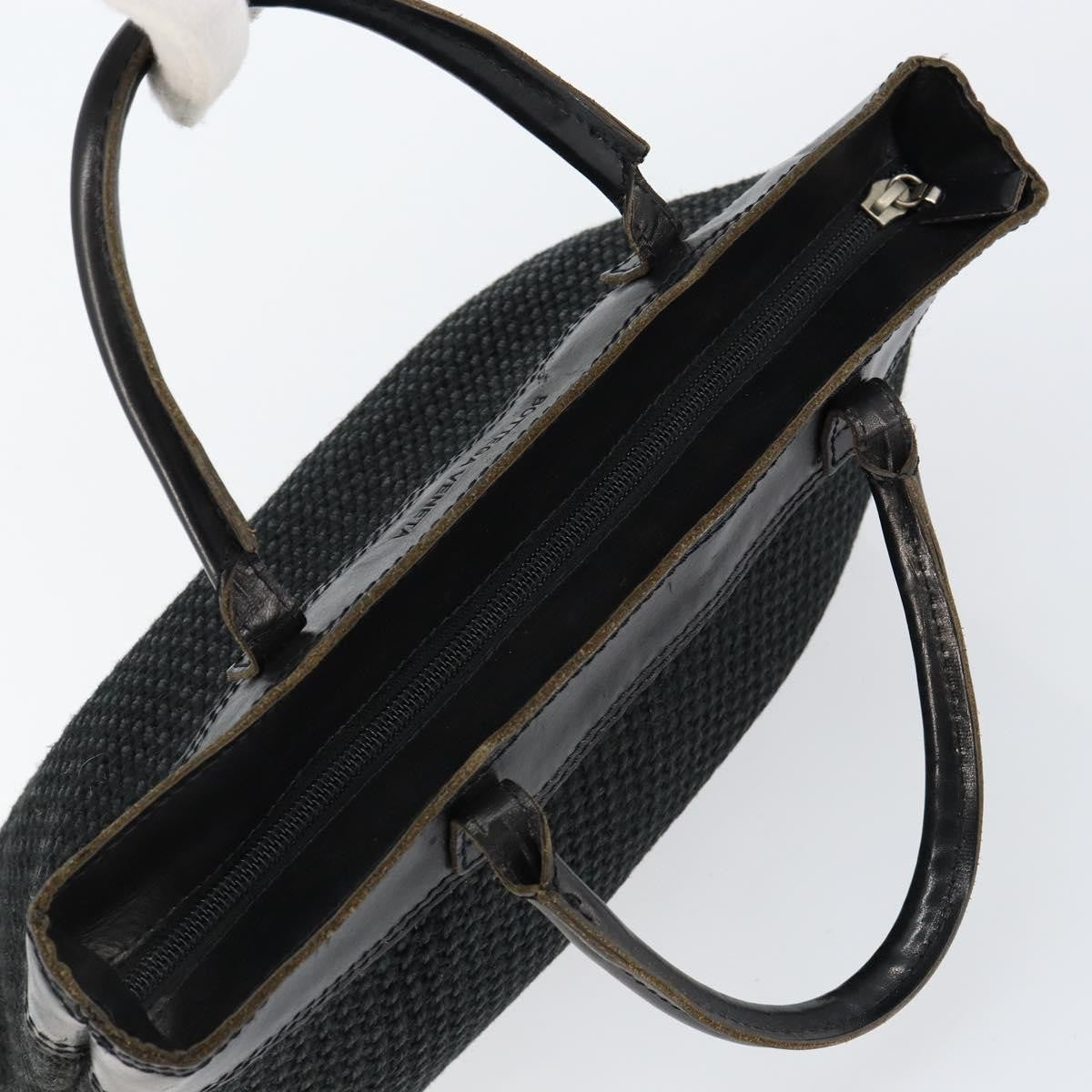 Bottega Veneta Vintage handbag Canvas, BLACK, CANVAS, Handbag