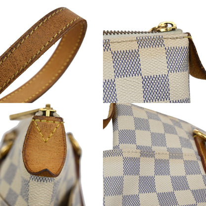 Louis Vuitton Totally Handbag Damier, WHITE, CANVAS, Shoulder bag