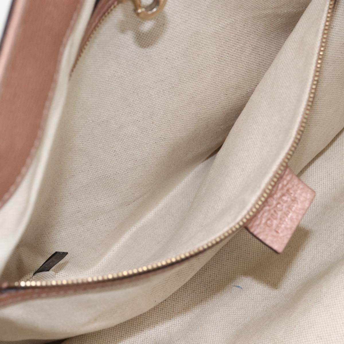 Gucci Bella Tote GG Canvas with Leather, BEIGE, CANVAS, Tote bag