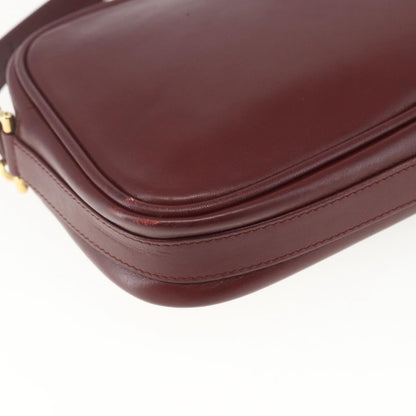 cartier Must de Cartier Shoulder Bag Leather, BURGUNDY, LEATHER, Shoulder bag