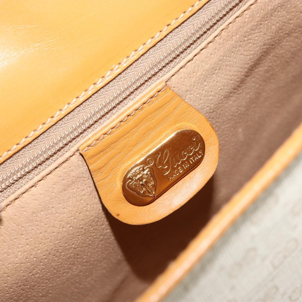Gucci Vintage Web Sherry Line Handbag Micro GG Canvas, BEIGE, CANVAS, Shoulder bag