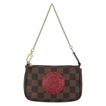 Louis Vuitton Pochette Accessoires Limited Edition Damier, BROWN, CANVAS, Clutche & pouche