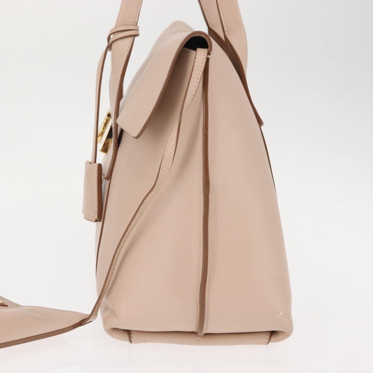 Salvatore Ferragamo Sookie Satchel Leather, PINK, LEATHER, Handbag