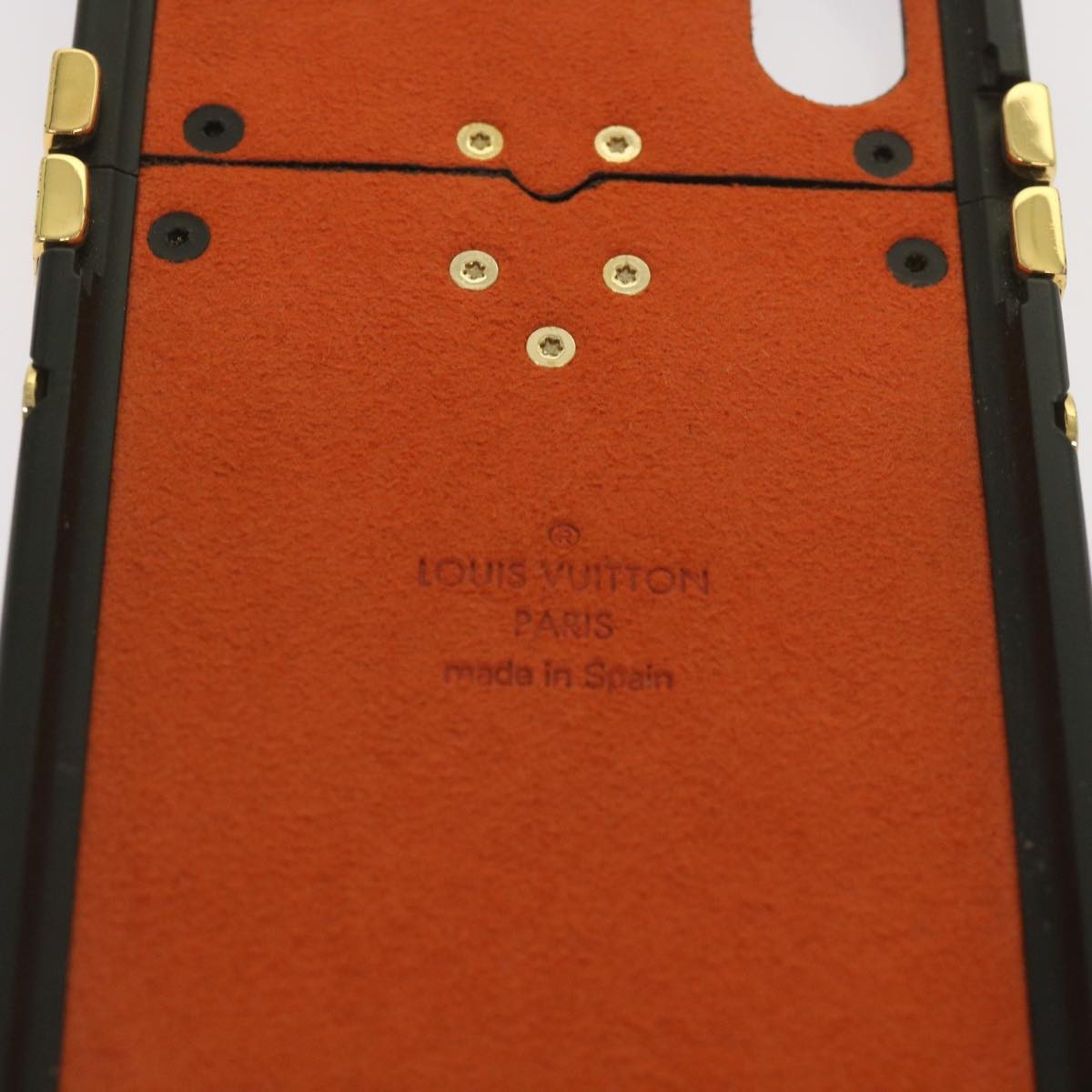 Louis Vuitton Phone case Canvas, BLACK, METAL, Tech accessory