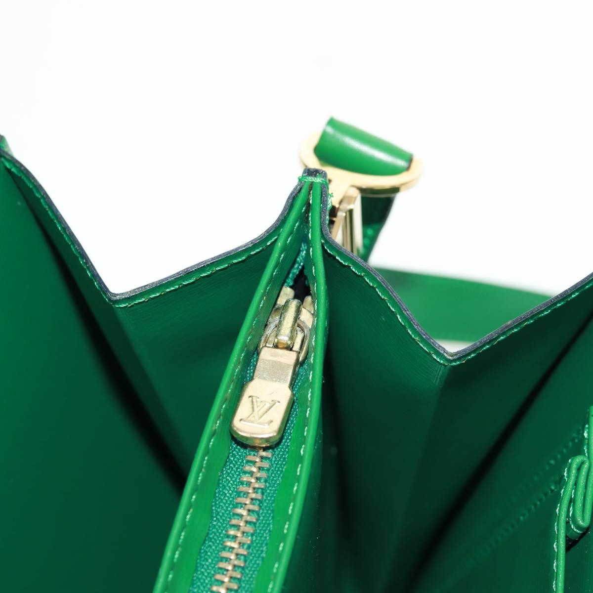Louis Vuitton Capucines Shoulder Bag Epi Leather, GREEN, LEATHER, Shoulder bag
