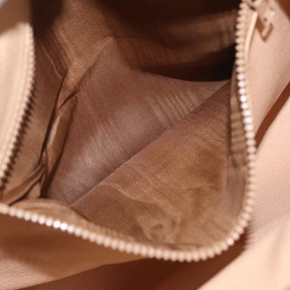 Celine Macadam Pochette Canvas and Leather, BEIGE, CANVAS, Clutche & pouche