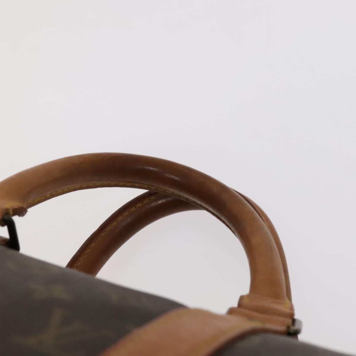 Louis Vuitton Keepall Bag Monogram Canvas, BROWN, CANVAS, Travel bag