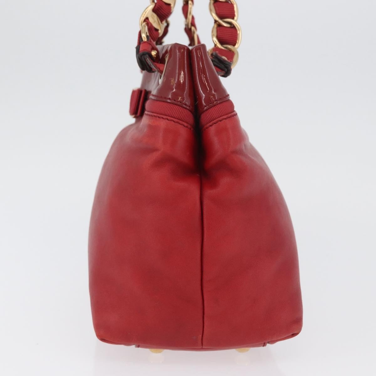 Salvatore Ferragamo Vala tote Leather, RED, LEATHER, Tote bag