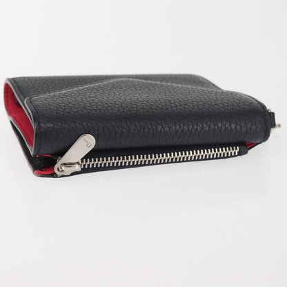 Christian Dior Diorissimo Envelope Wallet Leather, NAVY, LEATHER, Wallets