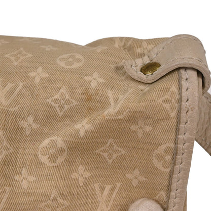 Louis Vuitton Saumur Handbag Mini Lin, WHITE, CANVAS, Shoulder bag