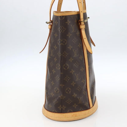 Louis Vuitton Bucket Bag Monogram Canvas, BROWN, CANVAS, Shoulder bag