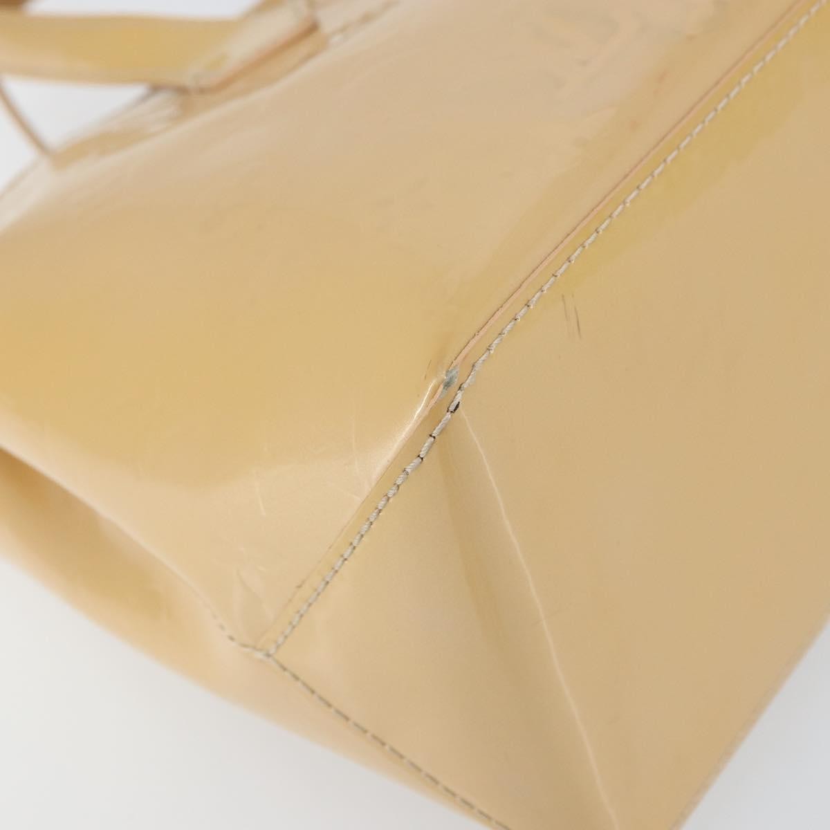Louis Vuitton Wilshire Handbag Monogram Vernis, BEIGE, PATENT_LEATHER, Tote bag