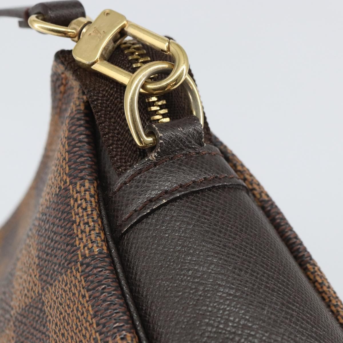 Louis Vuitton Trousse Make Up Bag Damier Canvas, Brown, Canvas, Clutch