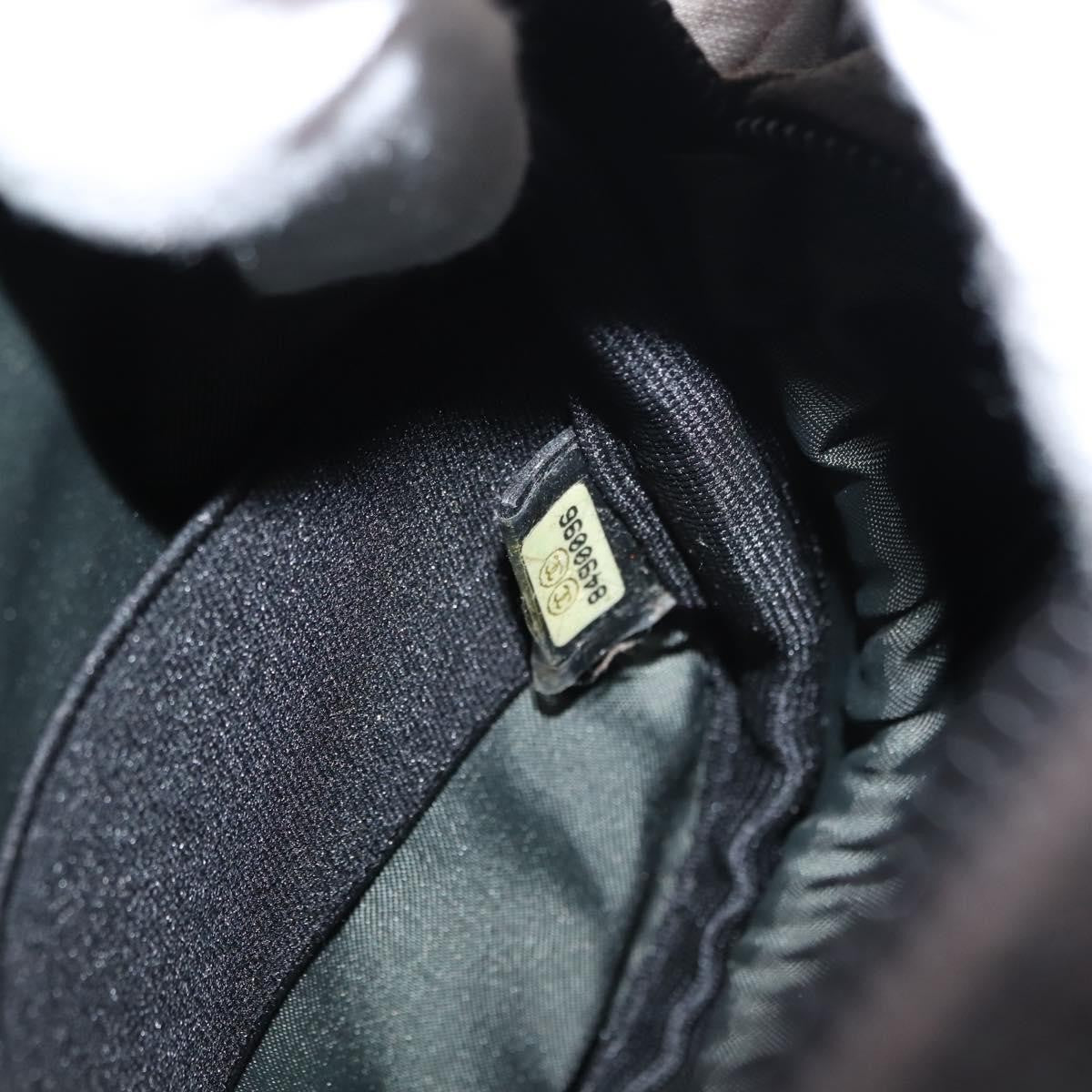 Chanel Sport Line Crossbody Bag Coated Canvas, BLACK, CANVAS, Crossbody bag