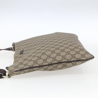 Gucci Zip Top Messenger Bag GG Coated Canvas, BEIGE, CANVAS, Shoulder bag