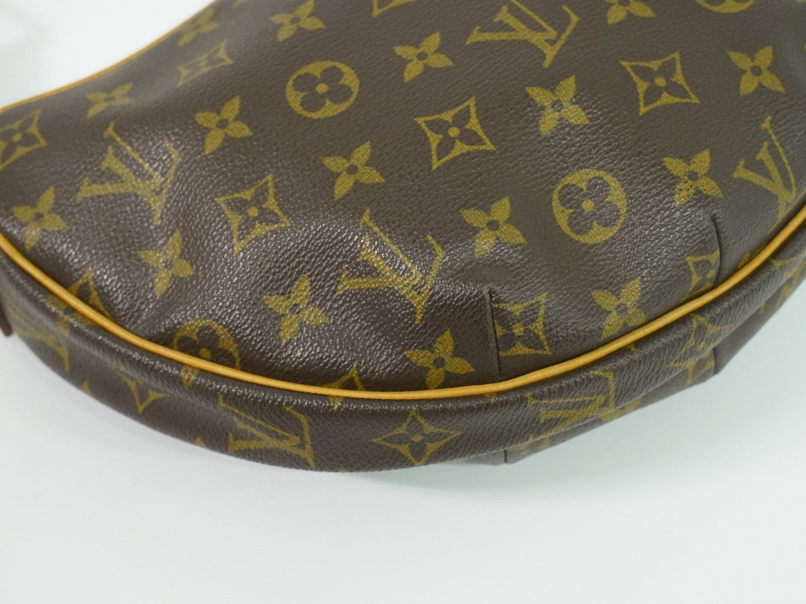 Louis Vuitton Croissant Handbag Monogram Canvas, BROWN, CANVAS, Shoulder bag