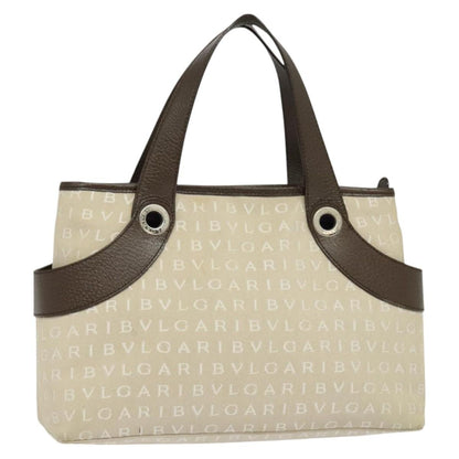 Bvlgari B.Zero1 Logomania Bag Canvas with Leather, BEIGE, CANVAS, Tote bag