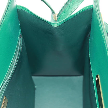 Christian Dior Vintage Handbag Leather, GREEN, LEATHER, Handbag