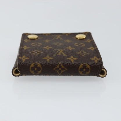 Louis Vuitton CASE JEWELRY BOX Canvas, BROWN, CANVAS, Wallets