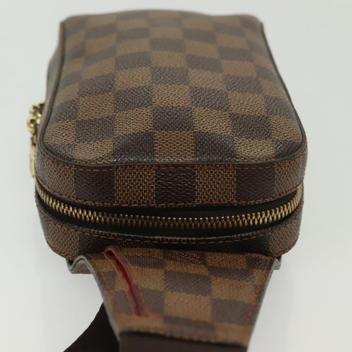 Louis Vuitton Geronimos Waist Bag Damier, BROWN, CANVAS, Shoulder bag