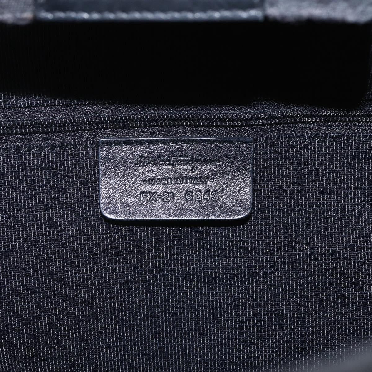 Salvatore Ferragamo Gancini Tote Nylon, Black, Nylon, Tote Bag