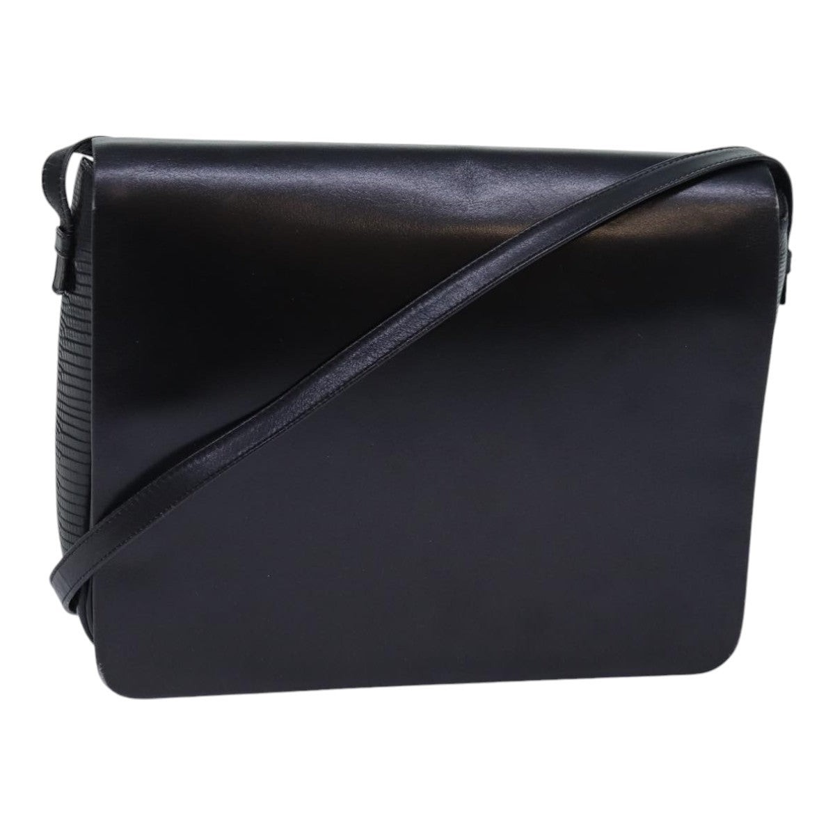 Salvatore Ferragamo Vintage Shoulder Bag Leather, Black, Leather, Shoulder Bag