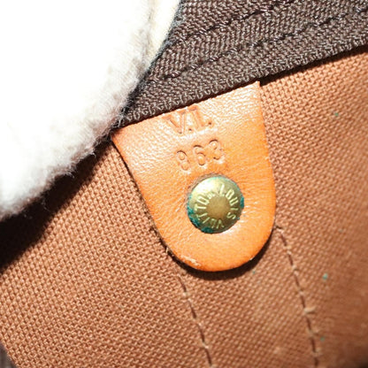 Louis Vuitton Keepall Bag Monogram Canvas, BROWN, CANVAS, Travel bag