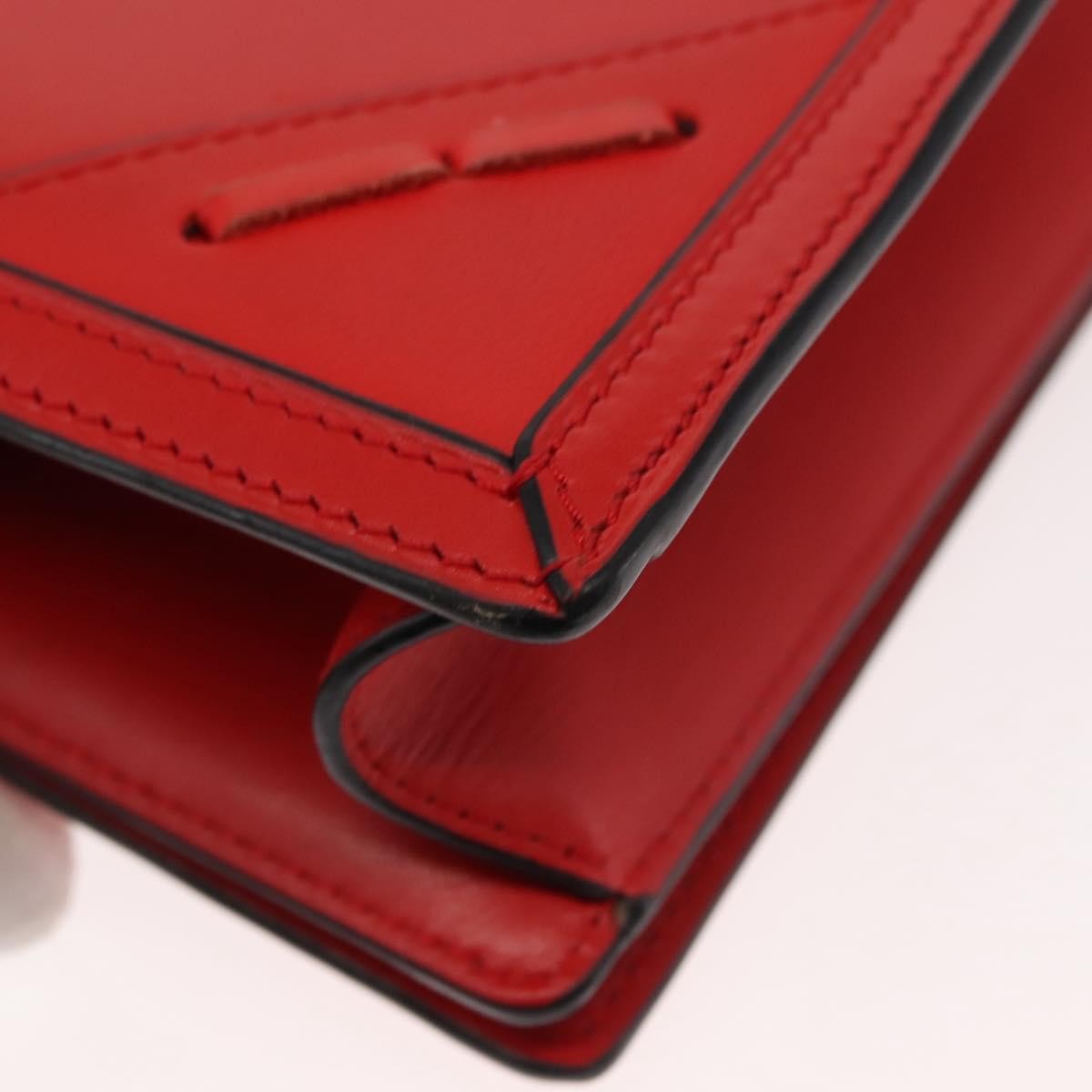 Loewe Barcelona Shoulder Bag Leather, RED, LEATHER, Shoulder bag