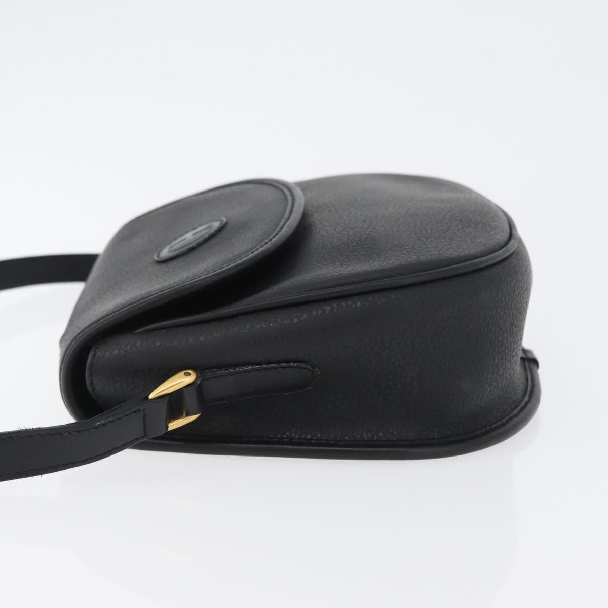 Gucci Vintage Shoulder Bag Leather, BLACK, LEATHER, Shoulder bag
