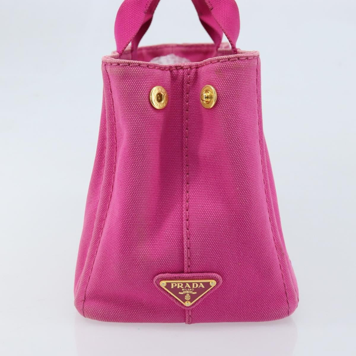 Prada Canapa Tote Canvas, Pink, Canvas, Tote Bag