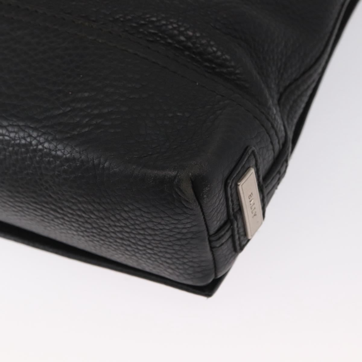 Bally Vintage Shoulder Bag Leather, BLACK, LEATHER, Shoulder bag