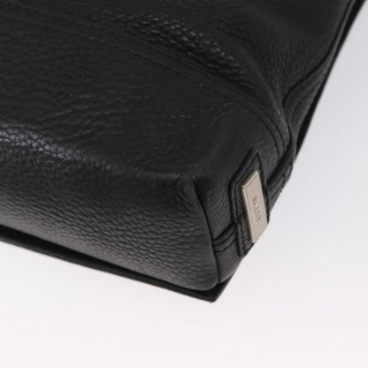 Bally Vintage Shoulder Bag Leather, BLACK, LEATHER, Shoulder bag