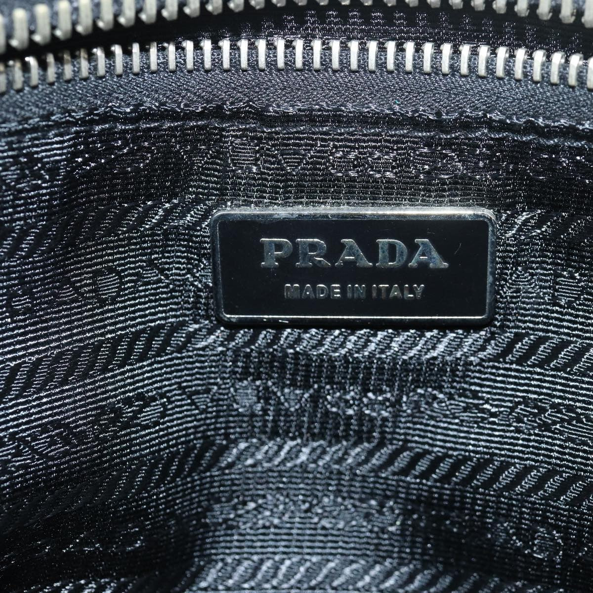 Prada Vintage Handbag Canvas, GRAY, CANVAS, Handbag