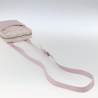 Chanel Travel Line Crossbody Bag Nylon, PINK, NYLON, Shoulder bag