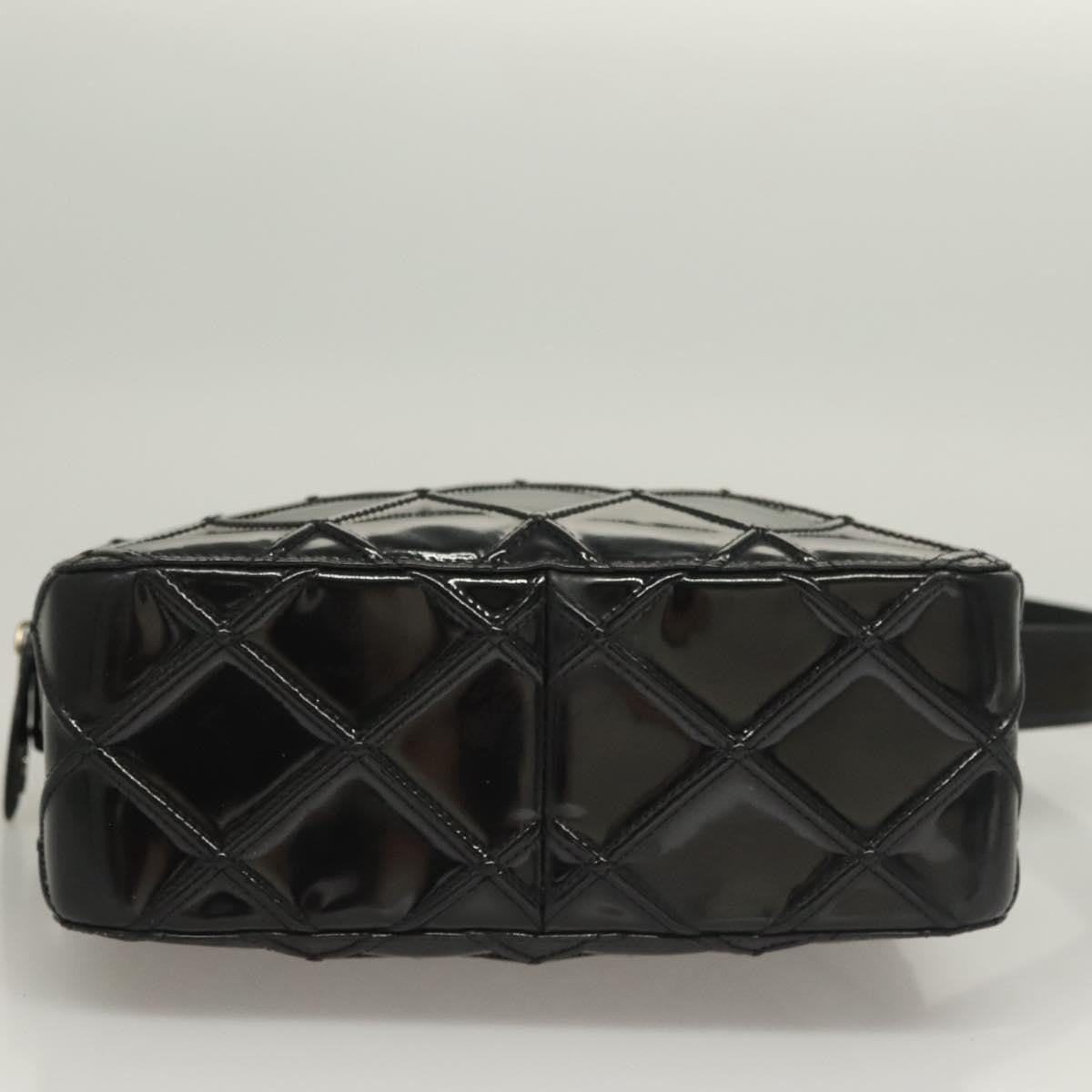 Chanel Vintage Shoulder Bag Patent leather, BLACK, PATENT_LEATHER, Shoulder bag