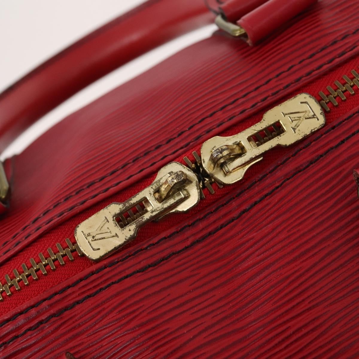 Louis Vuitton Keepall Bag Epi Leather, Red, Leather, Travel Bag