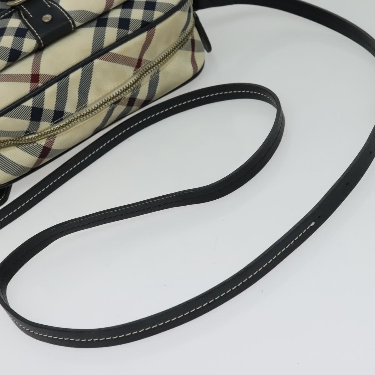 Burberry Nova Check Blue Label Canvas, BEIGE, CANVAS, Travel bag