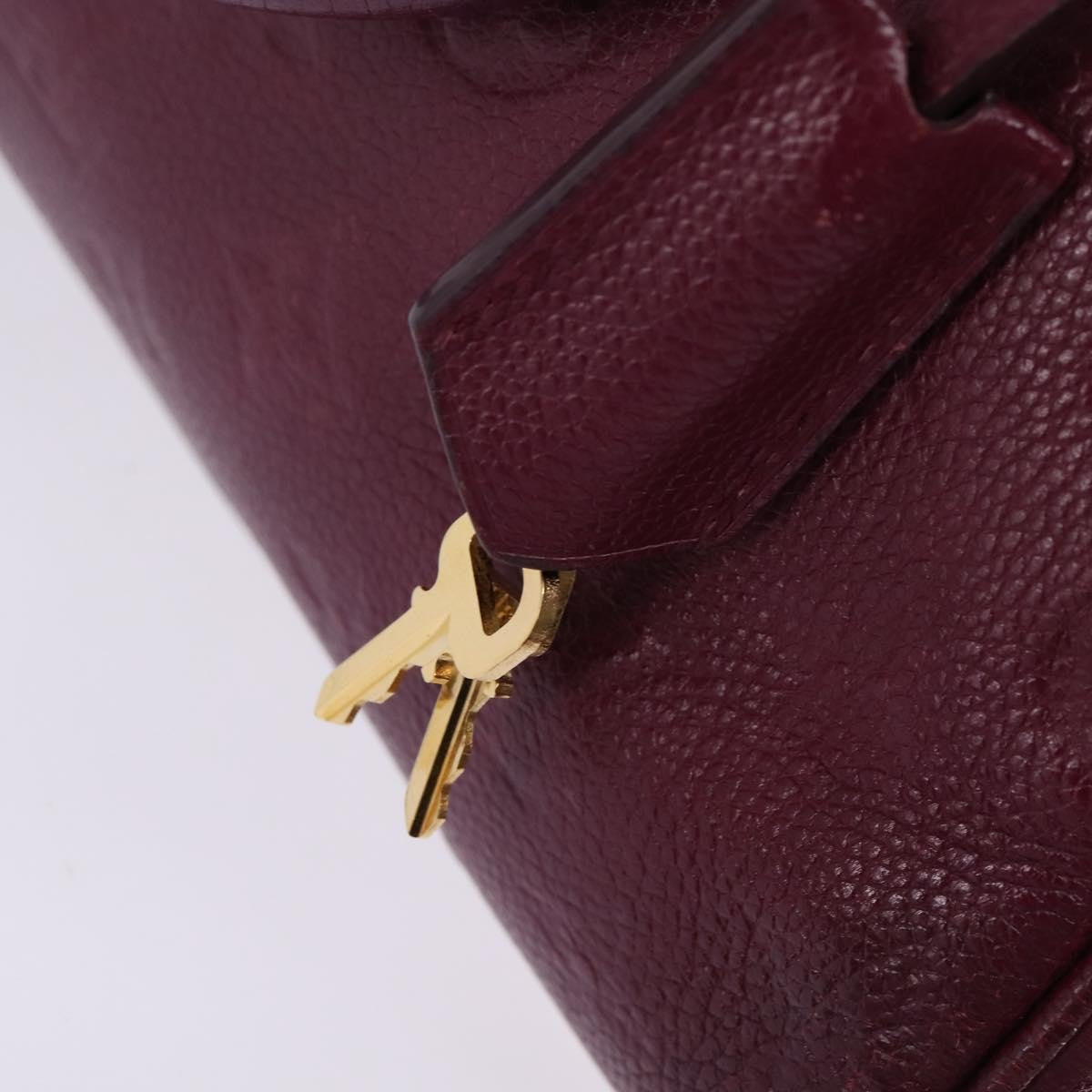 Louis Vuitton Speedy Bandouliere Bag Monogram Empreinte Leather, PURPLE, LEATHER, Handbag