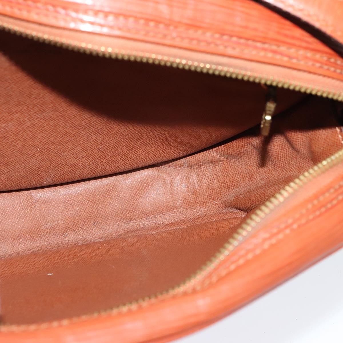 Louis Vuitton Jeune Fille Handbag Epi Leather, BROWN, LEATHER, Shoulder bag